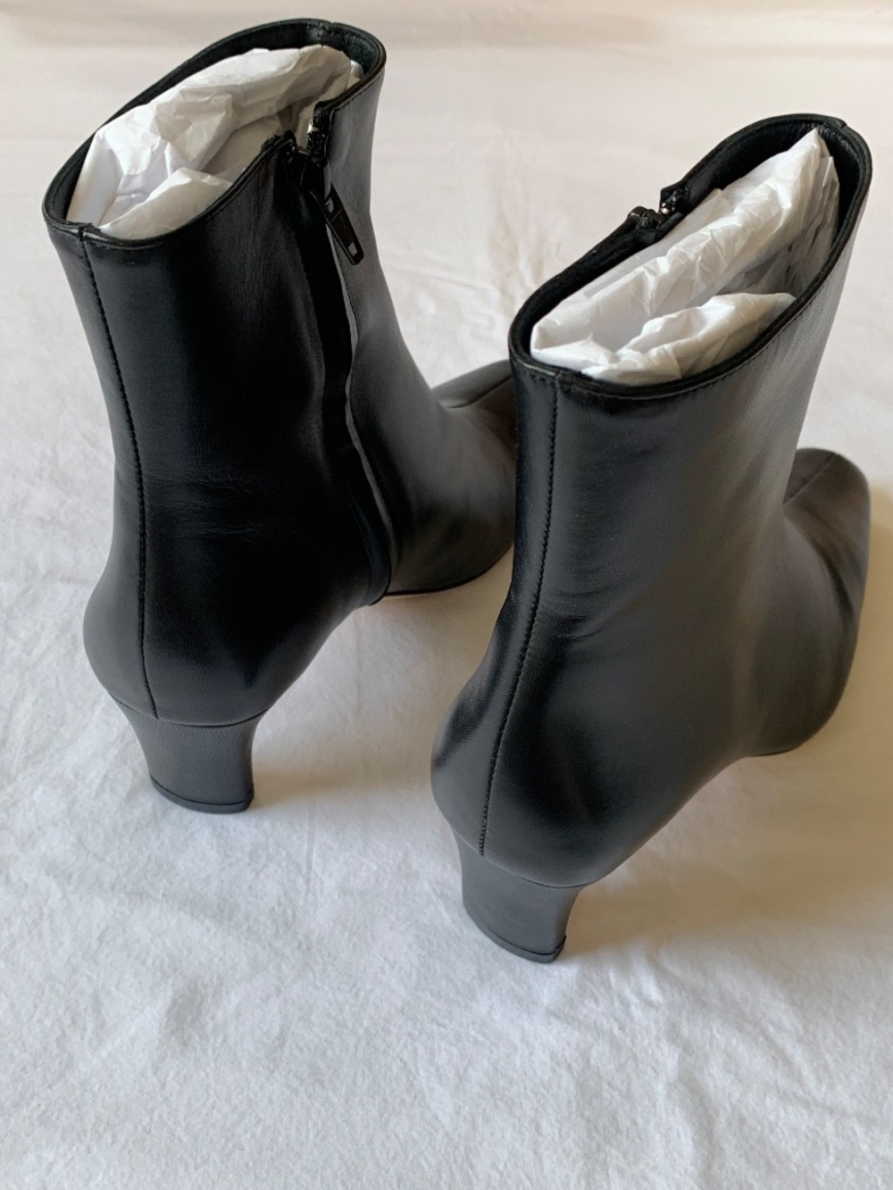 Staud Wally Leather Ankle Boots Black 37 - Picture 12 of 16